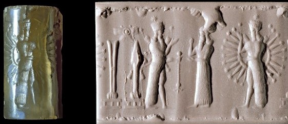 4i - Marduk, Enki, & Goddess of War Inanna; at times the cousin gods of later generations would battle each other for the supreme positions on Earth