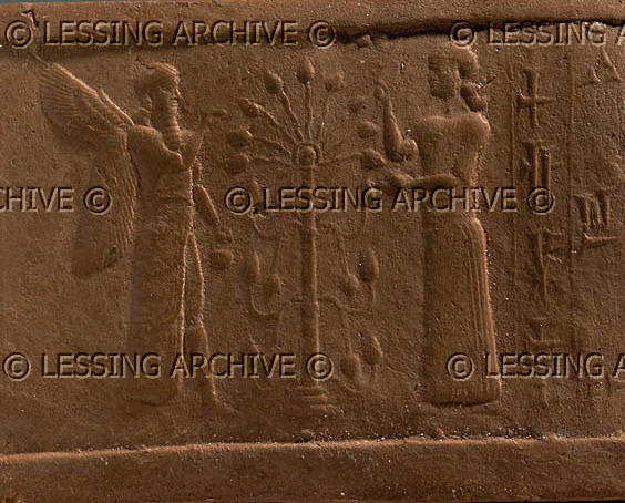 5b - Ninurta & mother Ninhursag, double-seed son to mother Ninhursag & father Enlil, Ninhursag's 1/2 brother, the gods were immortal to earthlings who saw them live a very long time