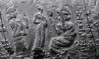 8 - Ninsun, her mixed-breed descendant-king, & Nannar, their patron god of Ur