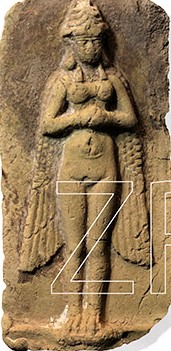 8- pilot Inanna, the winged Goddess of Love; wings obviously depict her ability to fly, but she has no wings attatched to her body, just a symbol of pilots