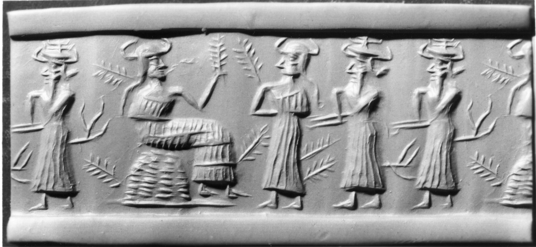 9 - grain gods Nisaba, her daughter Ninlil, her spouse Haia, & son-in-law Enlil, these are a few of the most important gods of their 1st generation of gods on Earth