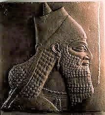 13d - Tukulti-Ninurta II relief, artifacts cut into rock so as to last for all time as a reminder of the semi-divines & the gods