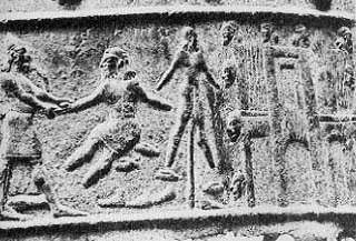 15a - Ddismembered and impaled, the victims of Shalmaneser III