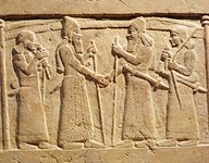 15q - Shalmaneser III meeting a Babalonian