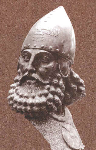 19t - Sargon II, 722-705 B.C., a royal blooded demi-god, blood descendants of the gods espoused other semi-divines insuring their physical attributes to be passed on to their offspring, keeping the benefits alive for generations
