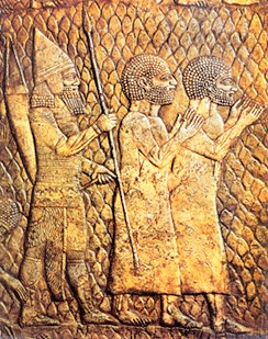 20e - Assyrian King Sennacherib captures Jews from Lachish, & then cruelty really begins