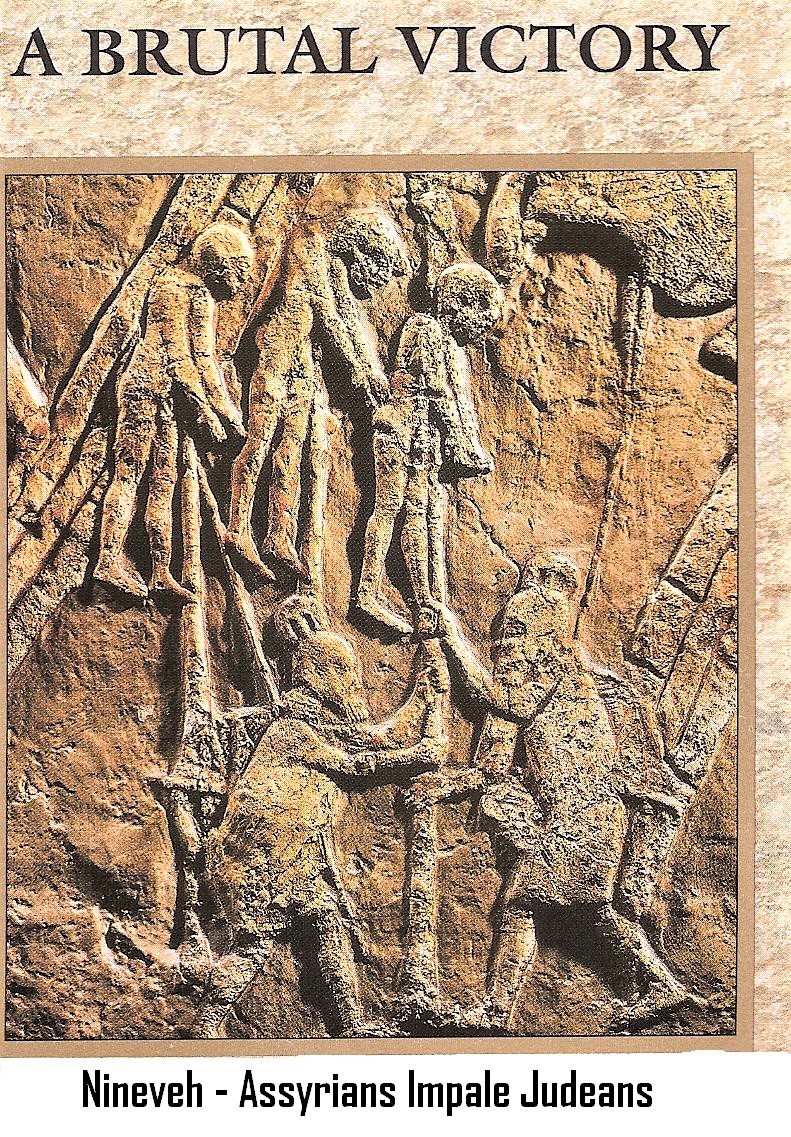 20l - Assyrians impale Judeans, Nineveh, somewhat new form of killing