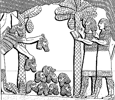 20m - Assyrian scribes record Hebrew slayings