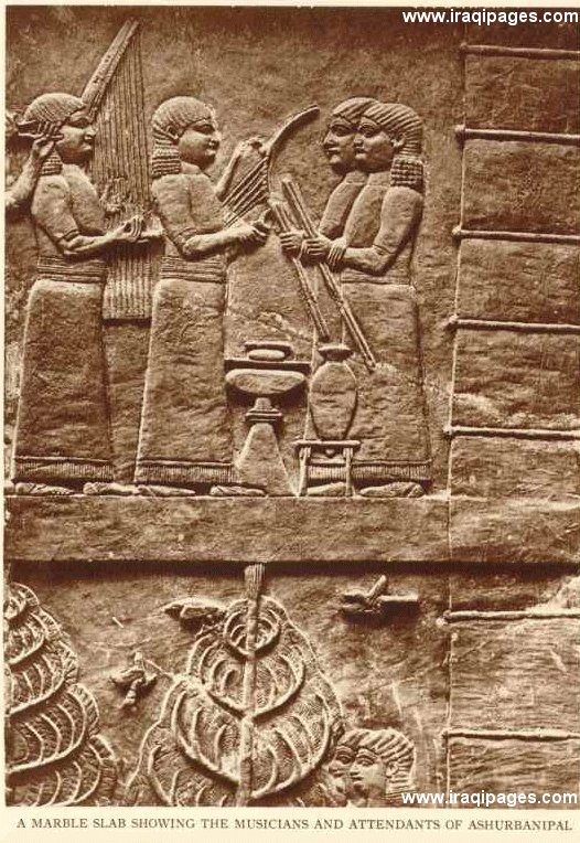21o - King Ashurbanipal, music in Sumer