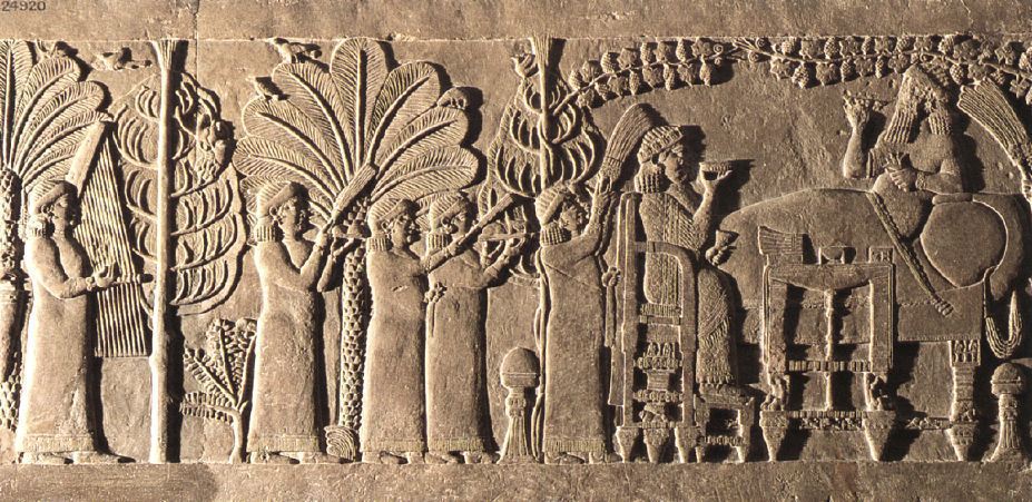 21p - King Assurbanipal Feast