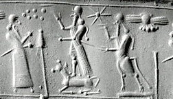 27 - Enlil, Adad, & bull-god, sometimes gods are depicted as animal symbols