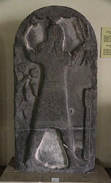 31 - Adad with alien weaponry, god of storms - thunder & lightning; Nigde Museum Stele