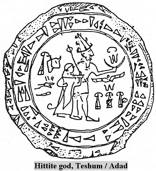 50 - Hitite god Adad-Teshub, & son Sarruma