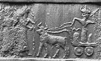 51 - two damaged & unidentified, & Adad riding in his chariot