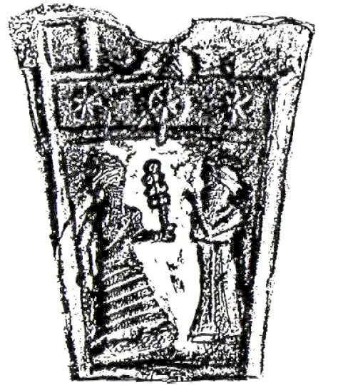 64 - Ningishzidda & giant semi-divine King of Lagash Gudea, goddess Ninsun's 2/3rds divine son