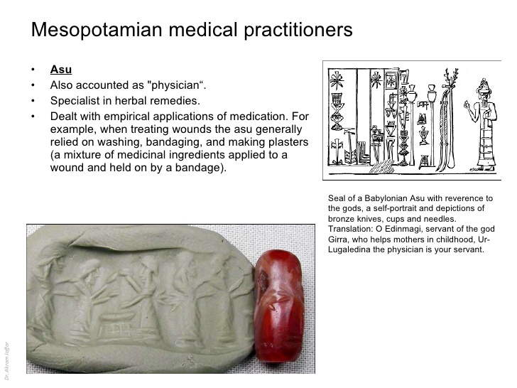 1 - Mesopotamian medicine, Asu-possibly Damu