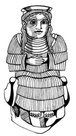 1da - Bau-Gula, administer of prisons, powerful goddess spouse to warrior god Ninurta