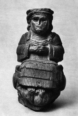 1dd - giant alien goddess Bau - Baba - Gula, Uruk artifact from 2150 B.C.