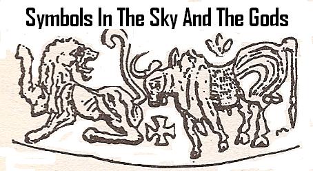 22 - ancient Mesopotamian constellation symbols, & Nibiru Cross symbol below