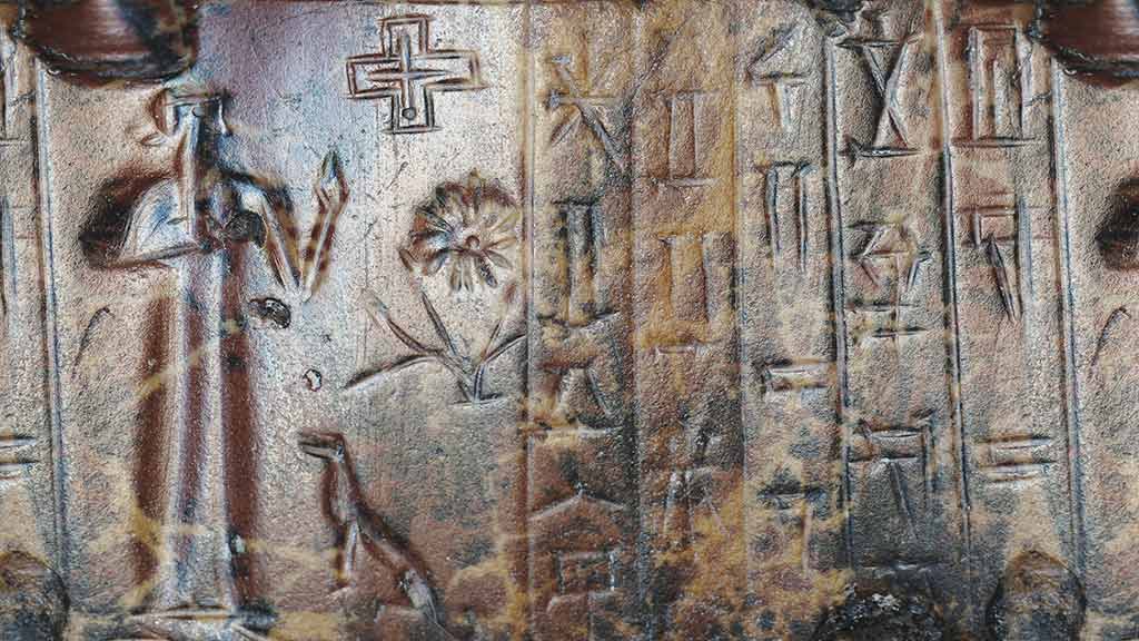3 - giant god Marduk & Nibiru cross symbol