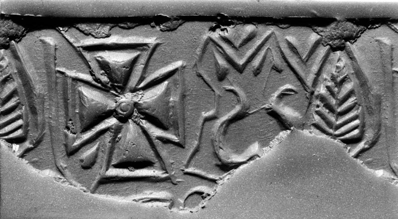 36 - planet Nibiru cross symbol on ancient Mesopotamian artifact thousands B.C.