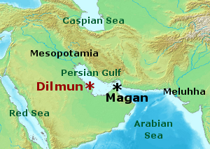 4 - Dilmun location, ancient pristine lands given Ninsikila by father Enki