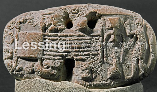 4 - Uttu & Enki, Mesopotamian artifact of a weaving loom