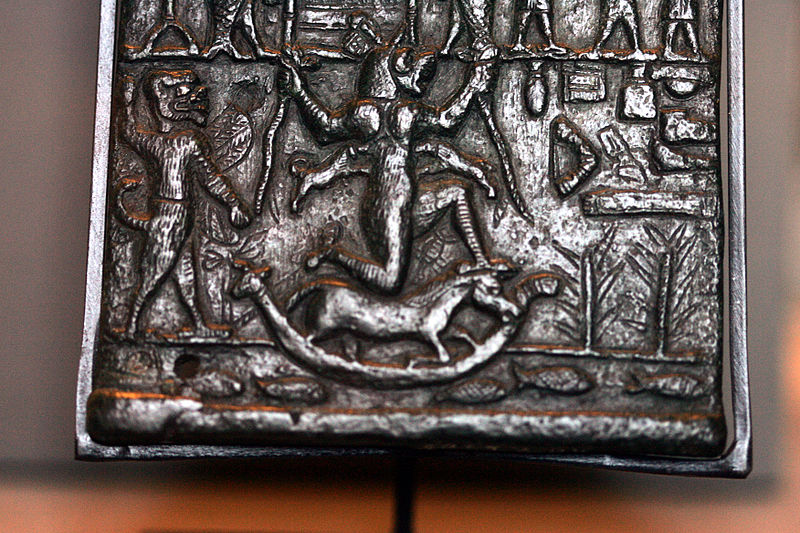 4 - goddess Lamashtu upon a horse