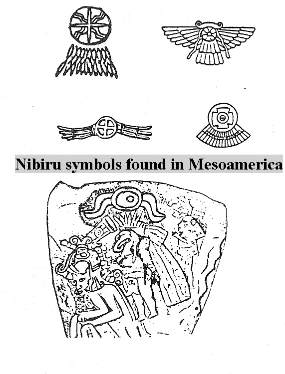 4 - winged sky-discs of the gods found in Mesoamerica