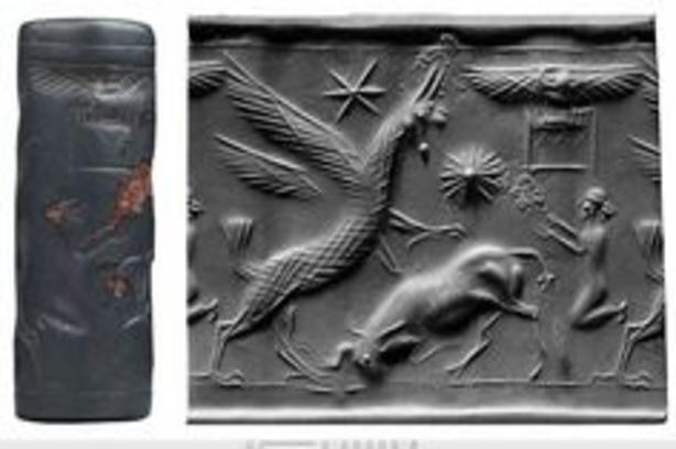 41 - Marduk animal symbol attacks Adad bull symbol