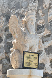51 - winged god as Persian sphinx Mausoleum of Halicarnassus