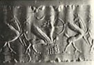 53 - Assyrian artifact of Pegasus battles winged best symbol for a god