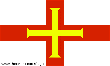 89 - Guernsey National Flag, Nibiru symbol