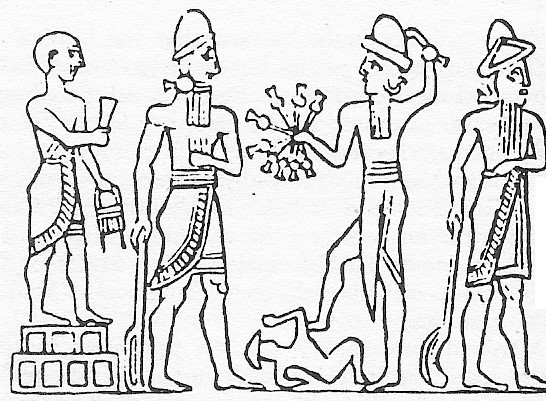 1 - mixed-breed high-priest upon Nannar's temple - ziggurat