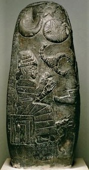 11 - Bau with symbols of other gods upon kudurru stone