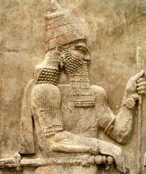 19u - Sargon II relief, history carved into stone so as to last through the ages, history to be taught but was not