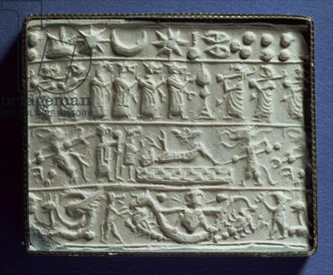 1t - top - unkn, Anu, Nannar, Inanna, Shala, unkn, & Enlil symbols