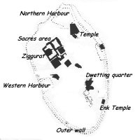 22 - ancient map of city of Uruk