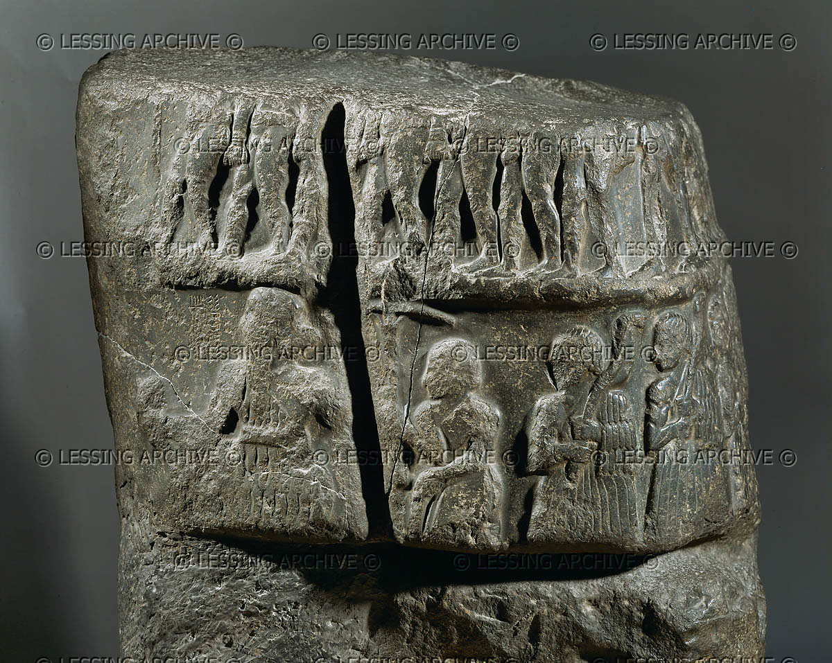 2j - giant semi-divine King Sargon The Great & his family, spouse, son,, & daughter Enheduana