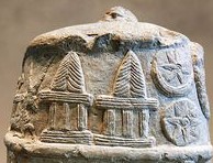 3q - Enki, Enlil, Anu, Enlil, Nannar, & Utu-Inanna symbols, Babylonian artifact