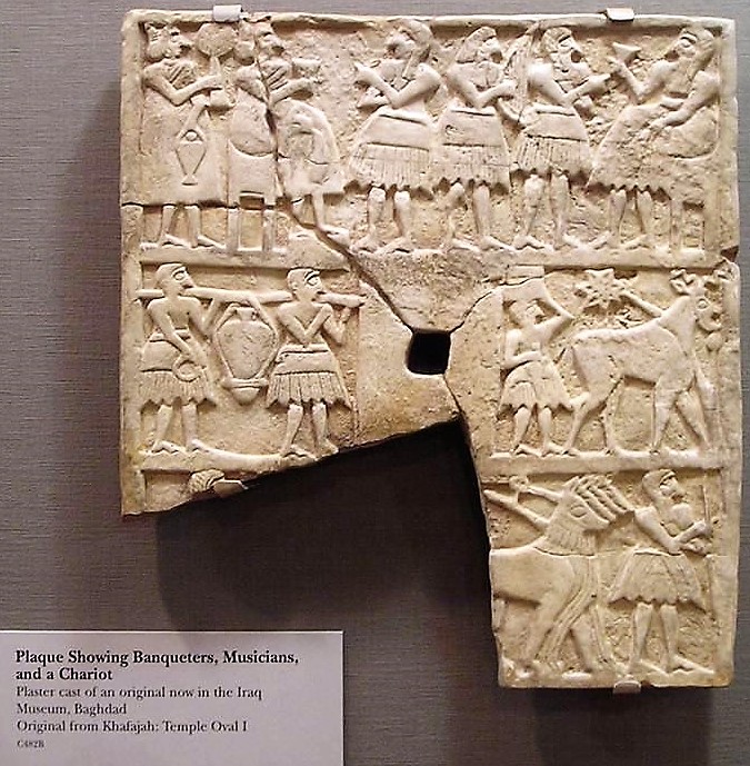4 - Enlil banquet scene, Nippur artefact