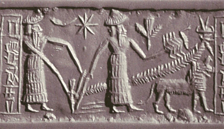 4 - the gods plowed the fields; Ningirsu - Ninurta & Nusku plow the fields before earthling workers