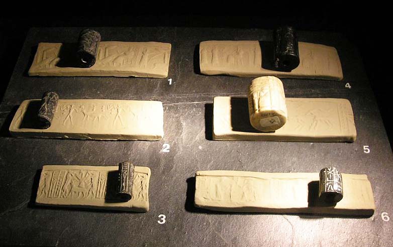 46 - ancient cylinder seals of Mesopotamia