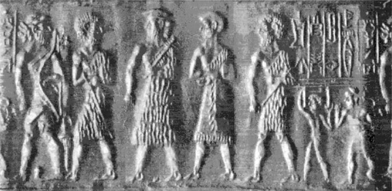 4d - Eannatum votive stela, a time long forgotten, when the gods walked & talked with man