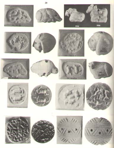 58 - Sumerian stamped seals, 3000B.C.