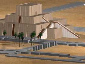 60 - Uruk ziggurat modern reconstruction