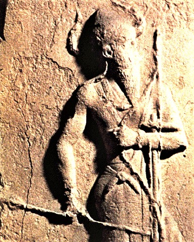 6a - Naram-Sin, "beloved of the Moon God Sin", ancient 4th King of Akkad