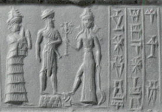7 - mother goddess Ninsun, her semi-divine son made king, & Inanna, goddess who espoused him