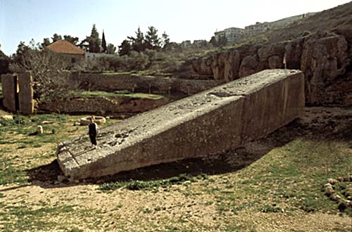 71 - ancient ruins of unused building block, too large for today's machines