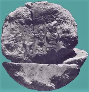 8 - unidentified, Enheduanna with high-hat, & unidentified at offering, Enheduana was at Inanna's side for many years